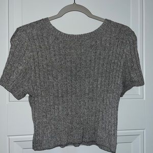 Sweater crop top from Hollister.